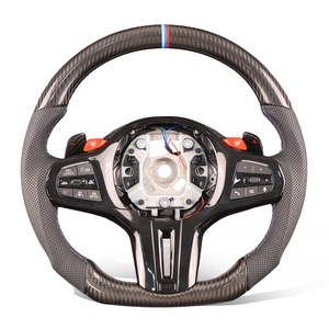 Volante <span class=keywords><strong>Deportivo</strong></span> Personalizado de Fibra de Carbono Brillante para <span class=keywords><strong>BMW</strong></span> 340i F11 F02 F12 G82 F06 540i F32 F30 M4 F82 G80 - Product Image 1
