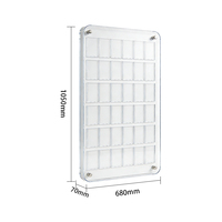 Vitrine murale TGC pour cartes à collectionner avec fond en acrylique blanc – Présentoir pour cartes de sport et de baseball certifiées
