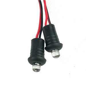 ไฟเตือน LED สีแดงสำหรับรถจักรยานยนต์ รถยนต์ ป้องกันการโจรกรรม ไฟกระพริบด้านหลัง 12V พร้อมตัวต้านทาน - Product Image 5