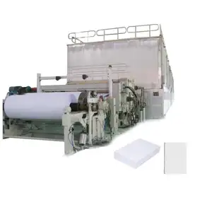 Raw Material Wheat Straw Sugarcane Waste Paper Recycling Paper Making Machinery A4 Computer Copy Paper Production Line