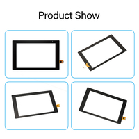 Función personalizada Panel táctil LCD de 8 pulgadas Panel de pantalla táctil capacitiva multitáctil Pantalla táctil PCAP con interfaz en serie