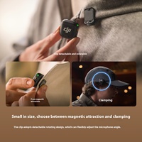 Microphone Lavalier DJW Avancé Mini Sans Fil Type C en Plastique avec Suppression du Bruit pour Interviews, Streaming en Direct et Vlogs