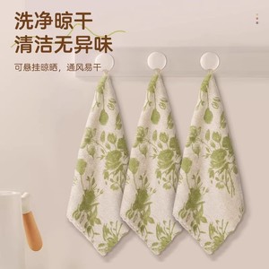 Paño de cocina Juxin de coralina, 30x30cm, absorbente y grueso, para limpieza de mesas de cocina. - Product Image 3