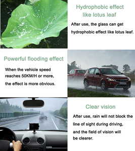 Faible QUANTITÉ MINIMALE DE COMMANDE De Voiture Soins Produit 200ml Nettoyant Pour Vitres et Chasse-Pluie Nettoie et Repousse en verre pulvérisation hydrophobe - Product Image 4