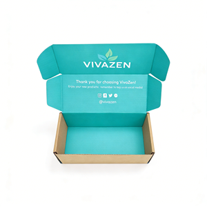 Boîte d'expédition personnalisée pour sacs à main et vêtements, emballage e-commerce en carton ondulé E-flute, boîte d'expédition découpée sur mesure - Product Image 4