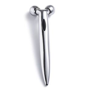 Herramienta de Masaje Facial de Plata con Diseño Único al por Mayor, Rodillo Masajeador Facial - Product Image 1