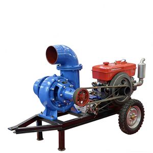 Pompe centrifuge à flux mixte robuste HW 7,5 CV en fer, haut débit pour l'irrigation agricole - Product Image 4