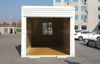Maison conteneur mobile moderne méditerranéenne pliable de 20 pieds, certifiée CE, garantie 3 ans, assemblage rapide, acier coloré, multi-usages