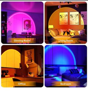 Luz de Atmósfera RGB-TUYA Graffiti con Control Remoto, Luz de Atardecer para Dormitorio, Luz Nocturna - Product Image 5
