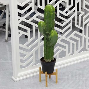 Support de pot de fleurs en bambou rond 29x31x29 cm, support de plantes d'intérieur et d'extérieur, décoration de salon, balcon, jardin - Product Image 3
