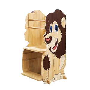 Torre de aprendizaje infantil de madera transfronteriza, escalera para lavarse las manos para bebés, taburete con forma de león, escalón elevador para niños - Product Image 3