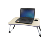 Table d'ordinateur Portable en MDF de haute qualité, réglable, pliable, bureau d'ordinateur en bois, table d'ordinateur Portable, supports d'ordinateur Portable