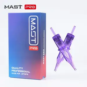 Mast Pro Tattoo Needles 3.5mm Short Taper 0.35MM Round Liner RLB Tattoo Cartridge Needles Box Of 20PCS