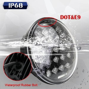 Personalizado punto coche accesorios de luz Hola Lo haz 50w 30w Angel Eye Halo anillo Daymaker 5,75 pulgadas Led FARO para motocicletas - Product Image 6