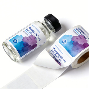 Etichetta Personalizzata per Fiale di Peptidi, Confezione Farmaceutica 3ml 10ml, Adesivo Olografico Stampabile con Logo, Etichetta <span class=keywords><strong>Medica</strong></span> Impermeabile in Rotolo - Product Image 1