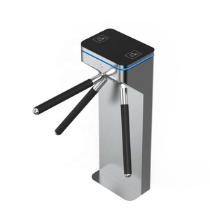 Kiểm soát truy cập quét RFID Đầu đọc thẻ rào cản Cổng bán tự động dọc Tripod turnstile cổng - Product Image 4