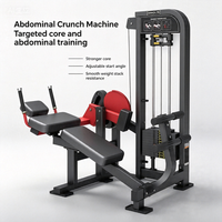 Équipement de musculation de haute qualité, export direct d'usine, équipement de fitness commercial, machine à crunch abdominal pour salle de sport intérieure avec garantie