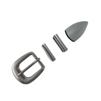 Boucle de ceinture pour femme de haute qualité 20 mm en alliage de zinc moulé sous pression, ensemble de 2 pièces, boucle à ardillon, quincaillerie d'usine, boucle de ceinture 3 pièces