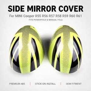 Cubiertas de Espejos Retrovisores Union Jack para <span class=keywords><strong>MINI</strong></span> Cooper R55 R56 R57 R58 R59 R60 R61 2007-2016, ABS, Plegables Eléctricamente y Manualmente, Venta al Por Mayor - Product Image 6