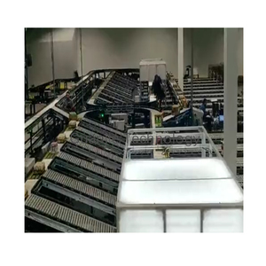 Parcel Sorter Conveyor cross belt sorter mail sorting machine for industry bucket type plastic modular conveyor belts