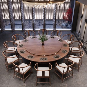 <span class=keywords><strong>Table</strong></span> de banquet électrique ronde de <span class=keywords><strong>grande</strong></span> taille pour hôtel, avec plateau tournant, haut de gamme, pour 10 à <span class=keywords><strong>20</strong></span> <span class=keywords><strong>personnes</strong></span>, idéale pour les hôtels et les restaurants de type hot pot. - Product Image 3
