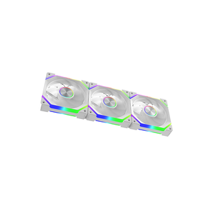ARGB Ventilateur d'unité centrale <span class=keywords><strong>silencieux</strong></span> RGB de 120mm avec refroidisseur de boîtier PWM à 3 et 4 broches pour les ventilateurs d'ordinateur de jeu et le refroidissement. - Product Image 4