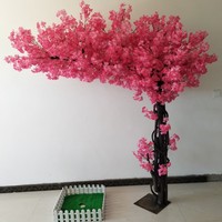Décoration intérieure de centre commercial, décoration de fenêtre, arbres artificiels, décoration intérieure de mariage, cerisier en fleurs