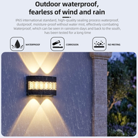 Lampe murale extérieure LED Dingdian, éclairage mural en cristal étanche, lumière décorative pour cour, bar, couloir, AC85-265V 6W 8W 10W