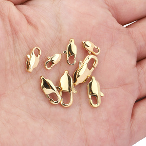 Cierre de langosta de acero inoxidable chapado en oro para joyería, hebilla para collar, pulsera, accesorios para bricolaje - Product Image 3