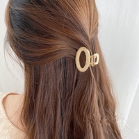 Accessoires de cheveux coréens simples mode métal femmes filles moyenne petite Mini pinces à cheveux pour ornement de cheveux
