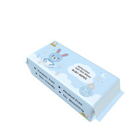 Serviettes humides de type remorquage personnalisées jetables eau bambou lingettes douces pour bébé lingettes humides sèches biologiques biodégradables pour bébé