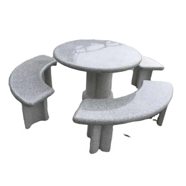 Outdoor Graniet Tuin Stenen Tafels Bankjes En Stoelen