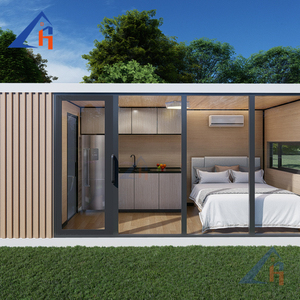 CDPH Maisons préfabriquées Facile à assembler Moderne Camping <span class=keywords><strong>de</strong></span> luxe Glamping Tourisme Maison préfabriquée Cabine <span class=keywords><strong>de</strong></span> camping portable - Product Image 4