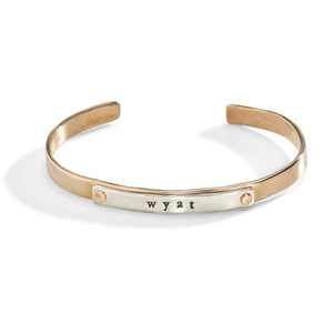 Logotipo personalizado de joyas de acero inoxidable personalizado grabado Mantra inspirador mensaje brazalete pulsera brazalete - Product Image 2