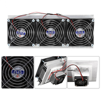 Kit de système de refroidissement thermoélectrique Peltier en alliage d'aluminium avec plaquette de silicium 180W 12V, module à trois ventilateurs, bricolage