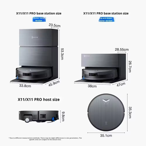 หุ่นยนต์ดูดฝุ่นถูพื้น Ecovacs X11 PRO พร้อมถังเก็บฝุ่นแบบเทเองได้ ระบบ LDS เลเซอร์นำทางอัจฉริยะ - Product Image 3
