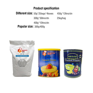 ผงคัสตาร์ดฮาลาล 300 กรัม เกรดอาหาร ผงคัสตาร์ดสำหรับทำพุดดิ้งและขนมอบ - Product Image 5