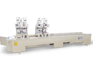 Máquina de Soldadura de Cuatro Cabezas Eworld con Motor 380V/220V, Control PLC, Alta Rigidez, Equipo para Fabricación de Puertas y Ventanas de PVC, 4.5kw - Product Image 1