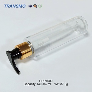 Bouteille personnalisée de 140 à 157 ml, flacon en plastique transparent avec pompe, conteneur vide pour sérum, huile, crème pour les yeux, lotion, vente en gros, logo personnalisé - Product Image 5