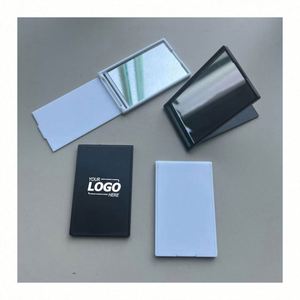 Modern <b>Compact</b> Folding Pocket <b>Mirror</b>-Personalized FREEFORM Mini Card <b>Mirror</b> for Promotional Gifts - Product Image 1