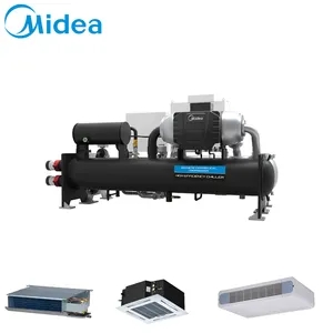 Midea MagBoost Magnetic Centrifugal Chiller 170RT CCWG170EV 597.7KW bearing control technology air cooled industrial water chill