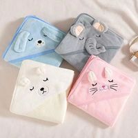 Hot Selling Animal Hooded Soft Children's Hooded Cloak Cartoon Baby Kids Bath Towel