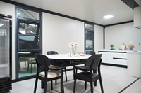 Maison conteneur extensible 40 pieds à assemblage rapide, double aile, 2 chambres, préfabriquée, modulaire, pour hôtel, bureau extérieur, chantier - Approvisionnement direct usine
