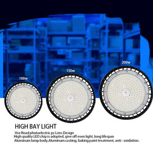 Lampada Industriale <span class=keywords><strong>UFO</strong></span> 150W 3030 SMD per Magazzino, IP65, Garanzia 5 Anni, 18000lm, 6000K Luce Diurna, Alluminio, Prezzo di Fabbrica - Product Image 6