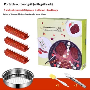Suministro Directo de Fábrica, Juegos de <span class=keywords><strong>Barbacoa</strong></span> para Exteriores, Parrillas Portátiles de Carbón, Parrillas Plegables Multifuncionales, Parrillas Desechables, Resistentes al Viento - Product Image 6