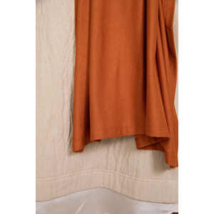 ผ้าพันคอผ้าฝ้ายผู้หญิง ยาว สีแทนล้วน ระบายอากาศได้ดี เครื่องประดับแฟชั่น - Product Image 1