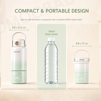 Chauffe-biberon portable Moomoo pour lait maternel, sans batterie, 150W, détachable, pour voyage