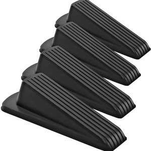 Butoir de porte Ji Zhe en TPR, à fixation au sol, manuel, coupe-vent, pour la sécurité domestique - Product Image 1