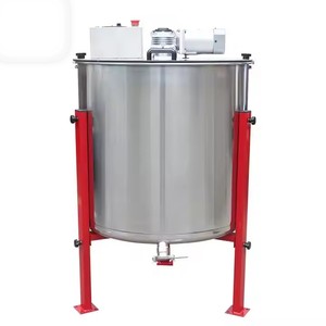 <b>Brad</b> Semi-Automatic Stainless Steel 12-Frame Centrifugal Honey Extractor with 230V/110V Compatibility and 1 Year Warranty - Product Image 5