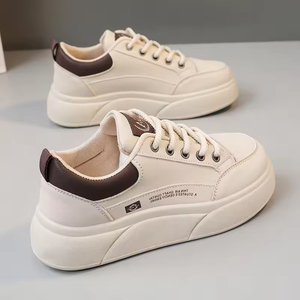 Zapatos de Plataforma con Cordones y Punta Redonda para Mujer, Antideslizantes, Moda Primavera/Verano 2026, Deportivos y Casuales para Estudiantes - Product Image 4